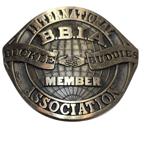 Buckle Buddies Belt Buckle BBIA Member International Collector Association - Picture 1 of 16